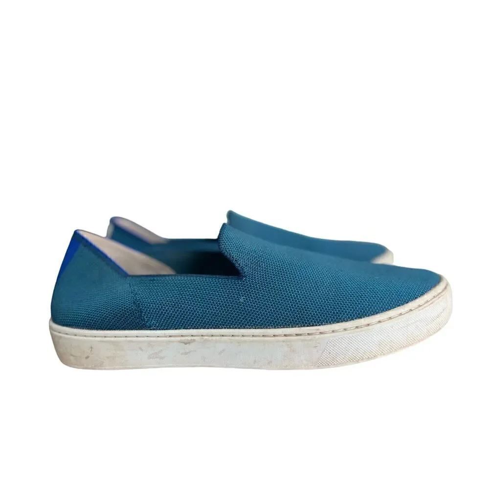 VERY RARE RETIRED Rothy's The Sneaker Blue Women US 9.5 Sneakers Boat Shoes
